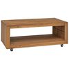 vidaXL Couchtisch 110x60x40 cm Massivholz Teak