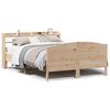 vidaXL Massivholzbett ohne Matratze 120x190 cm Kiefernholz