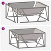 vidaXL Feuerstelle Braun 80 x 80 x 40 cm Wetterfeststahl