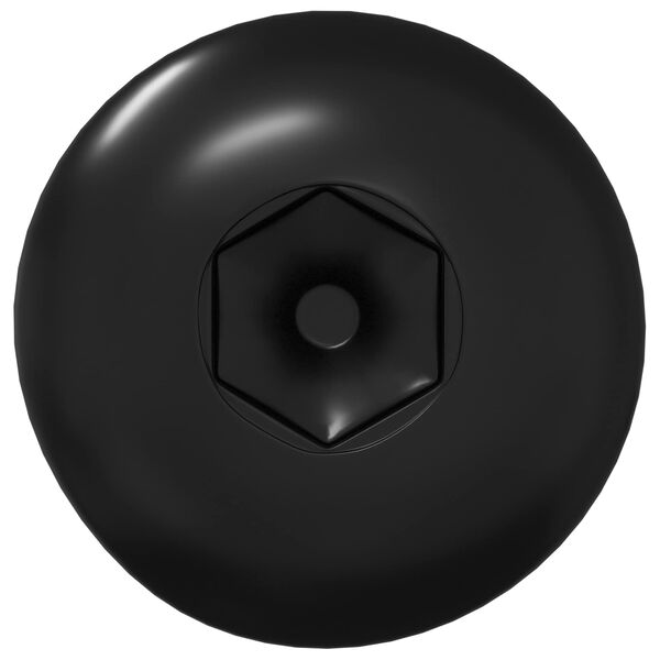 vidaXL H&uuml;lsenmuttern 8451 pcs Schwarz Metall