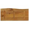 vidaXL Tischplatte mit Baumkante 90x40x3,8 cm Massivholz Mango