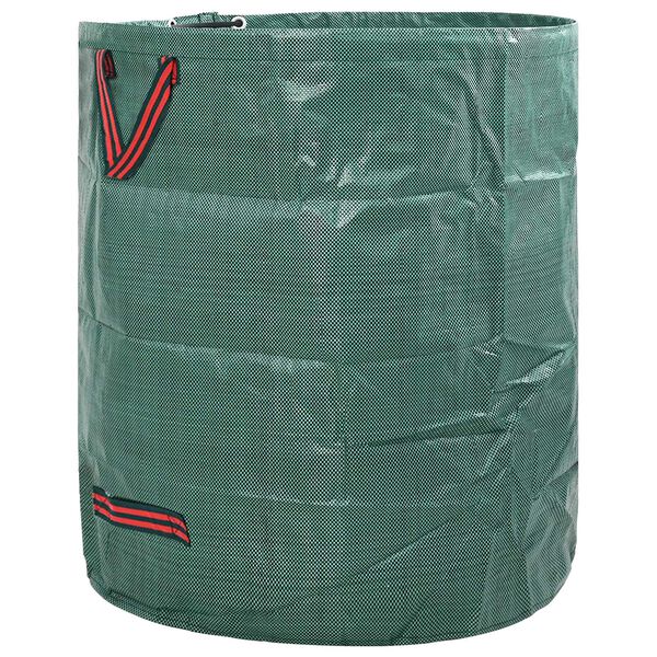 vidaXL Gartenm&uuml;lls&auml;cke 12 pcs Gr&uuml;n 45 x 45 x 76 cm Polypropylen