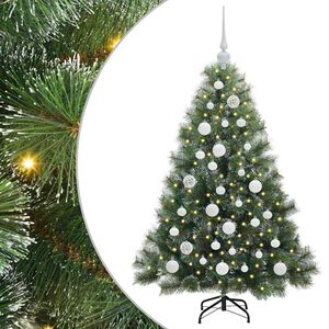 vidaXL K&uuml;nstlicher Weihnachtsbaum Gr&uuml;n 120 cm PE und PVC