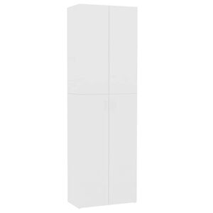 vidaXL TV-Schrank Wei&szlig; 60x32x190 cm Holzwerkstoff