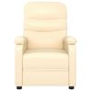 vidaXL Relaxsessel Creme Kunstleder