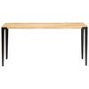 vidaXL Esstisch 160 x 80 x 76 cm Massivholz Mango