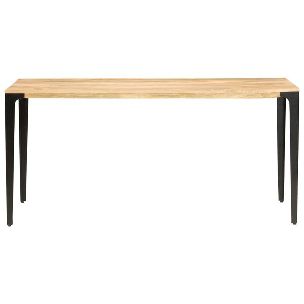 vidaXL Esstisch 160 x 80 x 76 cm Massivholz Mango