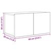 vidaXL TV-Schrankset Wandmontiert 6 pcs Altholz Holzwerkstoff