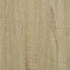 vidaXL Couchtisch Sonoma-Eiche 80x50x40 cm Holzwerkstoff und Eisen