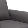 vidaXL 2-Sitzer-Sofa Grau 120 cm Kunstleder
