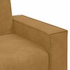 vidaXL 3-Sitzer-Sofa Braun 220x78x84 cm Samt