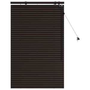 vidaXL Venezianische Jalousie Dunkelbraun 95 x 130 cm 35 mm