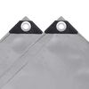 vidaXL Abdeckplane 650 g/m&sup2; 3x3 m Grau