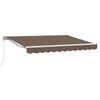vidaXL Einziehbare Markise Taupe 2,5 x 2 m Polyester und Aluminium