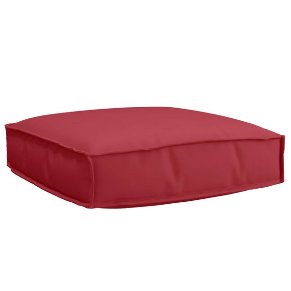 vidaXL Kissen Weinrot 60 x 60 x 12 cm Oxford-Stoff