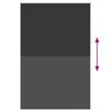 vidaXL Verdunkelungsrollo Schwarz 165x210 cm Stoffbreite 161,6 cm