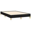 vidaXL Bettgestell ohne Matratze Schwarz 120x190 cm Stoff