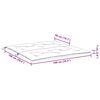 vidaXL Gartenbank-Auflage Grau 100x(50+50)x7 cm Oxford-Gewebe