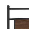 vidaXL Bettgestell ohne Matratze Braun Eiche 100x200 cm Holzwerkstoff