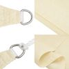 vidaXL Sonnensegel 160 g/m&sup2; Creme 4x4x4 m HDPE