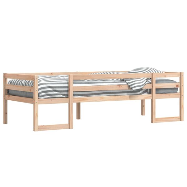 vidaXL Kinderbett 90x190 cm Massivholz Kiefer