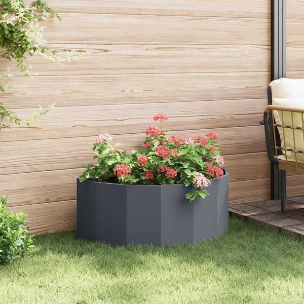 vidaXL Pflanzk&uuml;bel Anthrazit 90 x 45 x 35 cm Stahl
