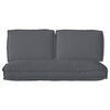 vidaXL Kissenset 3 pcs Anthrazit Oxford-Stoff