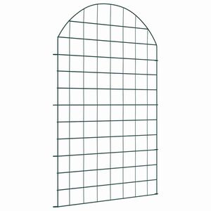 vidaXL Teichzaun Set 8 pcs Gr&uuml;n 50 x 80 cm Stahl