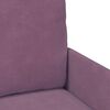 vidaXL Sofas mit Kissen 110cm Lila Sperrholz
