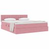 vidaXL Aufbewahrungsbett mit Matratze Rosa 160 x 200 cm Samt