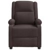vidaXL Relaxsessel Dunkelbraun Stoff