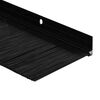 vidaXL Aufsteck T&uuml;rb&uuml;rstendichtungen 6 pcs Schwarz 100 cm