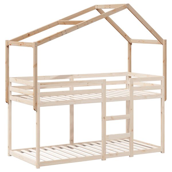 vidaXL Dach f&uuml;r Kinderbett 213x85,5x144,5 cm Massivholz Kiefer