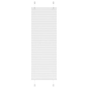vidaXL Plissee Wei&szlig; 40x100 cm Stoffbreite 39,4 cm Polyester