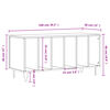 vidaXL Plattenschrank Hochglanz-Wei&szlig; 100x38x48 cm Holzwerkstoff
