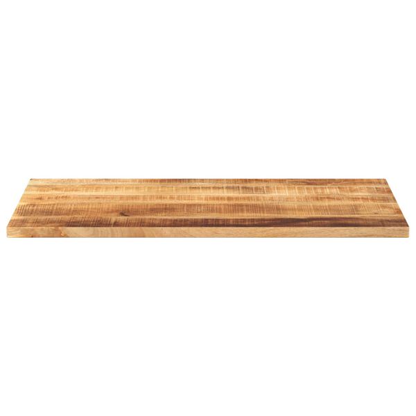 vidaXL Tischplatte 120x70x3,8 cm Rechteckig Raues Massivholz Mango
