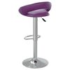 vidaXL Barhocker Lila Kunstleder