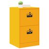 vidaXL Aktenschrank Senfgelb 44 x 50 x 106,5 cm Kaltgewalzter Stahl
