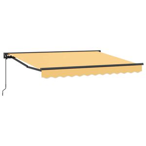 vidaXL Manuelle Markise 3,5 x 2 m Sand 100% Polyester