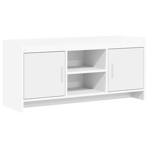 vidaXL TV-Schr&auml;nk 102 x 33 x 47 cm Wei&szlig; Holzwerkstoff