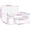 vidaXL Boxspringbett mit Matratze Dunkelgr&uuml;n 160x200 cm Samt