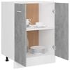 vidaXL Unterschrank Lyon Betongrau 60x46x81,5 cm Holzwerkstoff