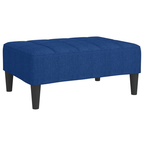 vidaXL Fu&szlig;hocker Blau 78x56x32 cm Stoff