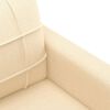 vidaXL 2-Sitzer-Sofa Creme 140 cm Stoff