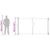 vidaXL Seitenmarkise Ausziehbar 600x160 cm Rot