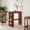 vidaXL Bartisch mit Regal Altholz-Optik 90x40x103,5 cm Holzwerkstoff