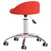 vidaXL Massagehocker Rot Kunstleder