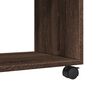 vidaXL Rollschrank Braun Eichen-Optik 72x33x42,5 cm Holzwerkstoff