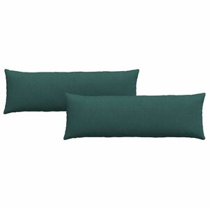 vidaXL Sofakissen 2 pcs Dunkelgr&uuml;n 120 x 40 cm Stoff