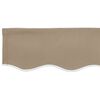 vidaXL Markisenersatzstoff Beige 430 x 345 cm Polyester